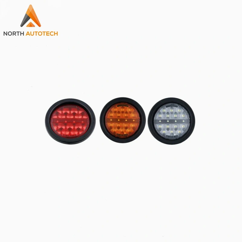 4inch 12 V LED Side Light for Truck Trailer Brake Stop Lamp Universal Auto Rear Turn Signal Backup Reverse Light Tail LED Lamp