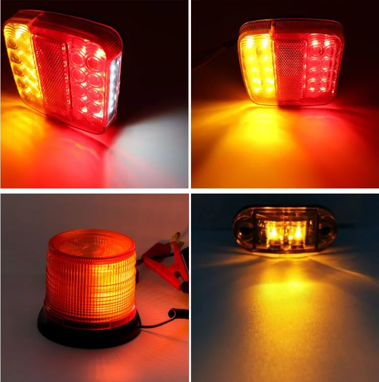 Oval Stop Turn Tail Lights Brake Backup Reverse Light Kit for Truck Can Be Customized