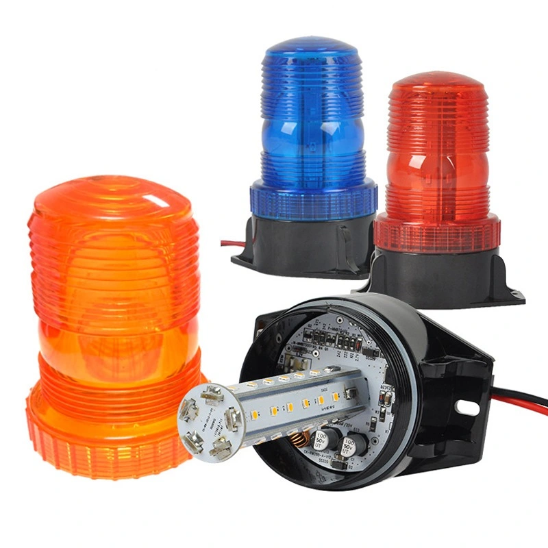 Amber Red Indicator Beacon Truck Flashing Signal Lamp Warning LED Strobe Light for Forklift