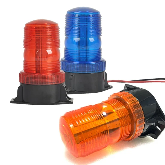 Ambre Rouge Indicateur Beacon Camion Clignotant Signal Lampe Avertissement LED Lumière Stroboscopique pour Chariot Élévateur