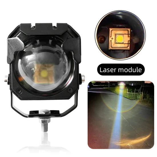 Phare laser à LED pour moto de camion, 4X4 voitures tout-terrain, tracteur et véhicule de construction avec super longue portée