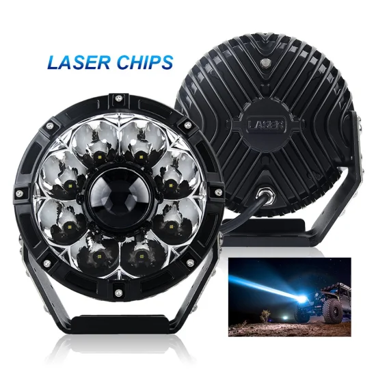 Kings High Power Laser LED Driving Light 1900m Distance de la lumière 7 pouces 8,5 pouces 9 pouces 145W Camion 4X4 Offroad Laser LED Lampe de travail pour tracteur SUV Jeep