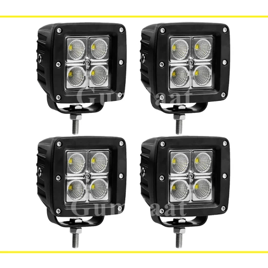 Spot d'inondation de 4 pouces Auto LED feux de travail hors route pour camion