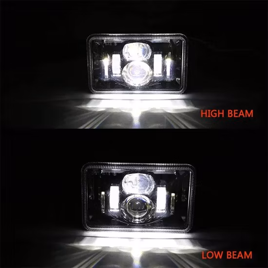 T400 T600 T800 4X6 phares de camion LED à faisceau scellé les plus brillants pour Chevrolet Chevy Camaro Mustang Pontiac Kenworth T880 phare