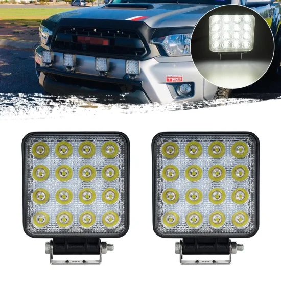 48W Voiture Camion Offroad Auto Moto Accessoires Phare LED Lampe de travail à LED (GF-016Z03)