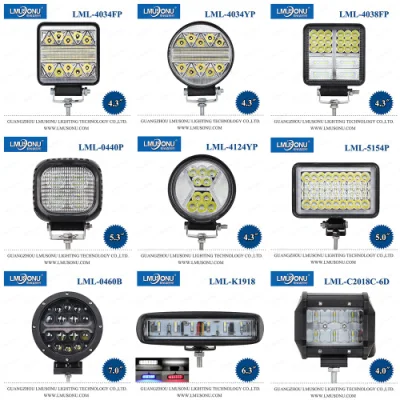 15W 30W 50W 60W 70W 80W 90W CREE Auto Car Offroad LED Lampe de Travail pour Camion Tracteur Bateau Spot Faisceau 12V 24V