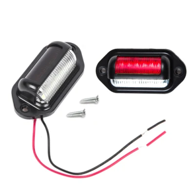 Lumière de plaque d'immatriculation LED étanche dôme de courtoisie/coffre de toit/lampe sous le capot de cargaison pour camion SUV remorque Van RV camions bateaux