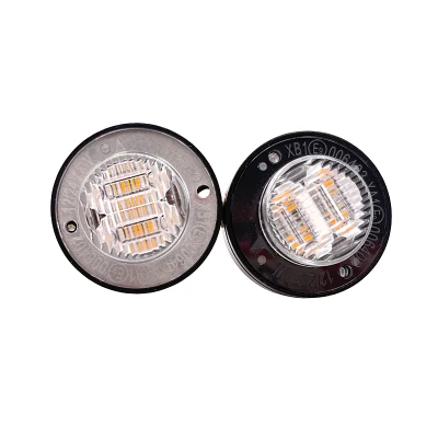 10-30VDC LED Hideaway Light avec certificat R65 LED Hideaway Strobe Lights Modes clignotants Grille d'avertissement de danger Voyant de sécurité pour voitures, camions, véhicules