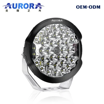 Aurora Round 7inch 9inch Automotive LED Driving Light Car Offroad Laser Work Light pour 4X4 Accessoires de voiture Jeep